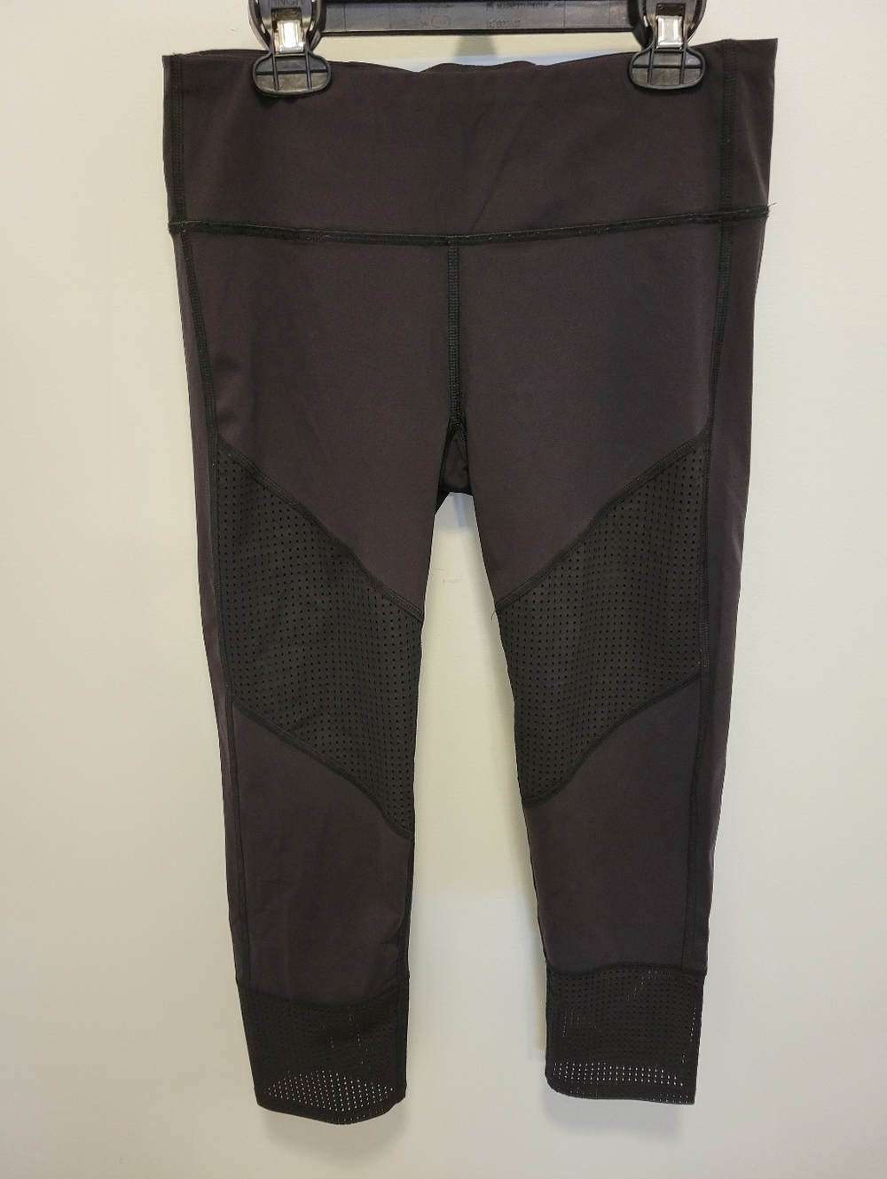 Body Glove Black Mesh-Panel Active Leggings